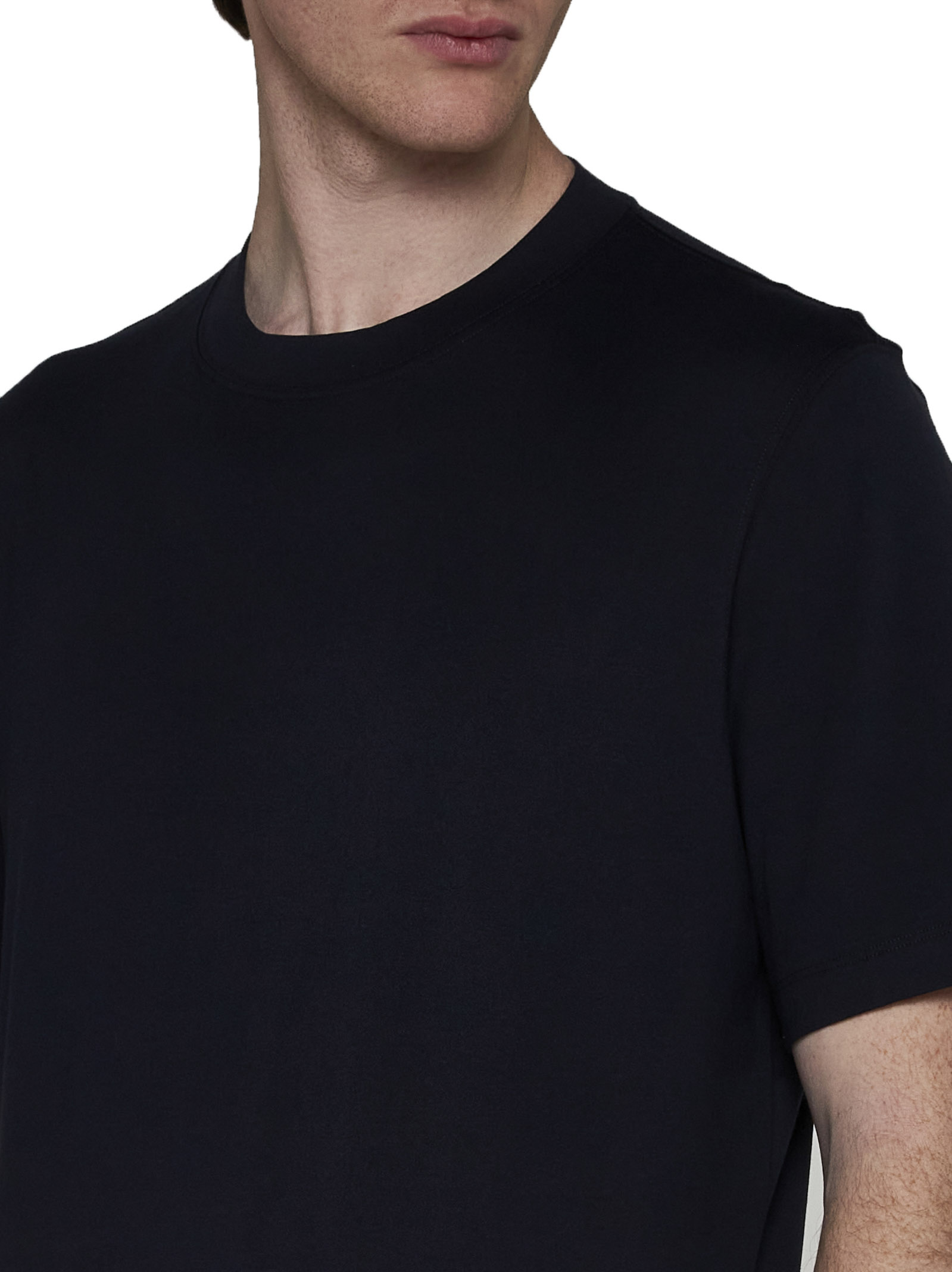 Brunello Cucinelli T-shirts and Polos Blue M0B131308C4425 (Brunello Cucinelli / Tシャツ・カットソー ) | Brunello Cucinelli (ブルネロ・クチネリ)(4)