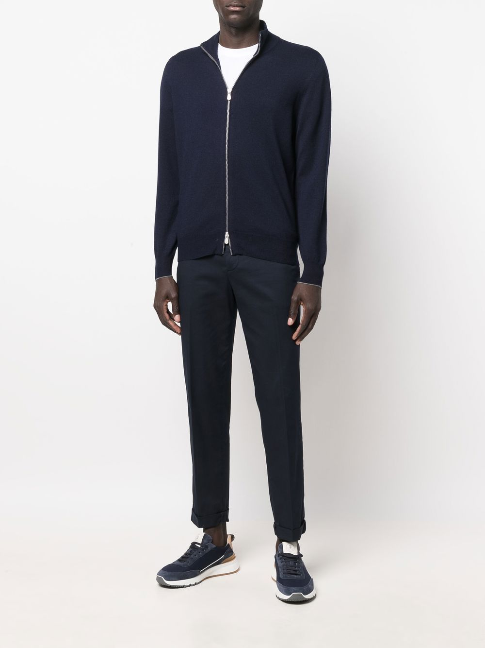 BRUNELLO CUCINELLI Sweaters NAVY M2200106CW425 (Brunello Cucinelli / ニット・セーター・カーディガン ) | Brunello Cucinelli (ブルネロ・クチネリ)(2)