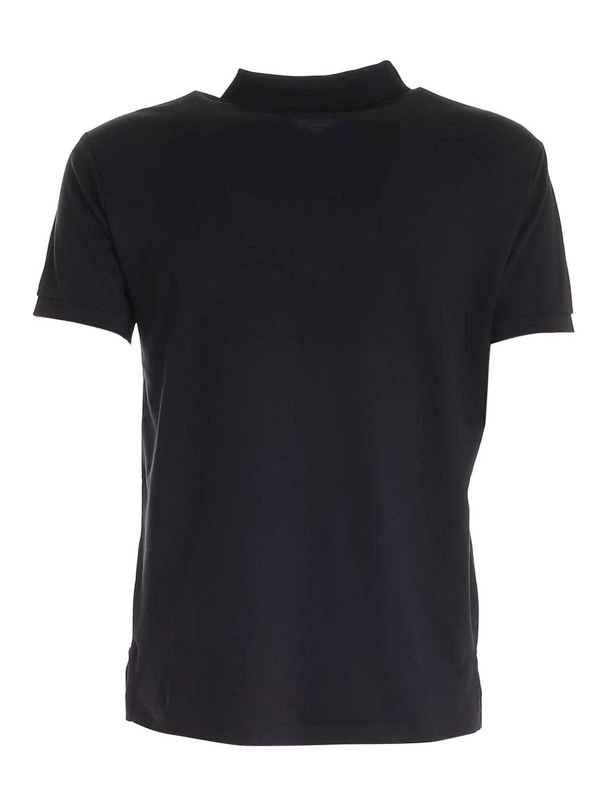 Logo embroidery polo shirt in black 710685514002 (Polo Ralph Lauren / ポロシャツ ) | Polo Ralph Lauren (ポロ ラルフ ローレン)(1)